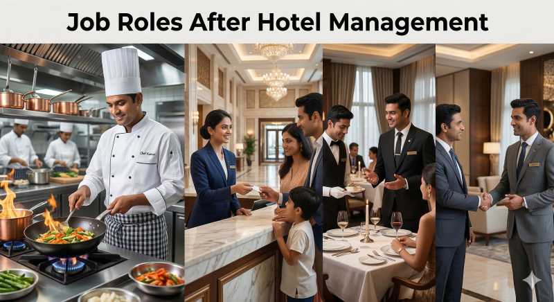 Job roles after hotel management
